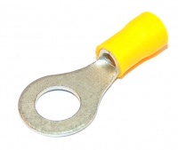 Kompress Insulated Ring Terminal Crimp M8 4-6mm Yellow