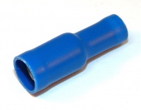 Insulated Bullet Connector Female Blue 1.5-2.5mm 5mm Diameter