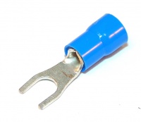 Cembre Insulated Fork Terminal Crimp 1.5-2.5mm Blue