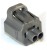 2 Way TE Sealed Sensor Connector Housing Grey
