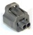 2 Way TE Sealed Sensor Connector Housing Grey