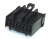 16Way TE Connectivity DLI Double Lock Housing Black