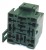 9 Way Lucas Rists Green Relay Base Holder