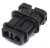 2 Way YAZAKI 58 Connectors X Type 6.3mm(250) Female Black