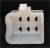 Sumitomo 6 way MTW Series 2.8mm(110) Male Inc. Terminals White