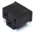 3 Way H4 HID Headlight Connector Male Black inc Terminals