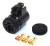 2 Way Toyota Round Alternator Plug Black Female Inc Terminals and Seal