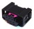 6 Way TE Connectivity MQS Female Black/Pink