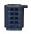 10 Way TE Connectivity MQS Black Cover Cable Exit