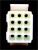 12 Way JST EL Connector Male White