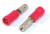 Insulated Bullet Connector Male Red
