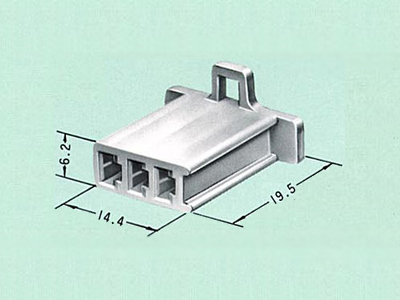 Sumitomo 3 way MTW Series 2.8mm(110) White Female Inc. Terminals