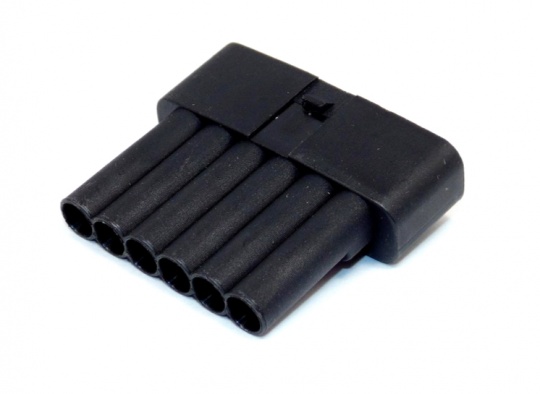 6 Way Yazaki 2.3II Series Connector Kit Male, inc. terminals and