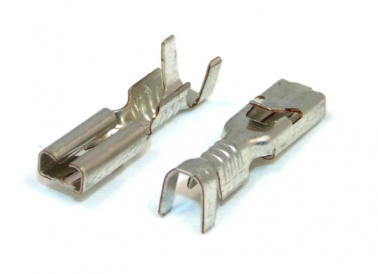 TE Mini Faston .110 Blade Terminal, Female, 15-20AWG ...