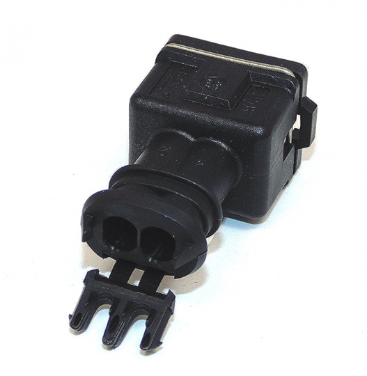 2 Way TE Connectivity Timer Black Female - automotiveconnectors.com