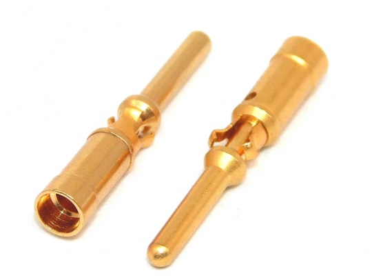 Positronics Male Gold Terminal 2.5mm²
