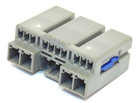 14 Way YAZAKI YESC Connector Hybrid 10x0.64 + 4x2.80mm Female Light ...