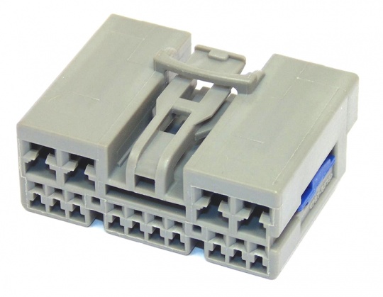 14 Way YAZAKI YESC Connector Hybrid 10x0.64 + 4x2.80mm Female