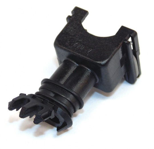 2 Way TE Connectivity Junior Timer Black Female - automotiveconnectors.com
