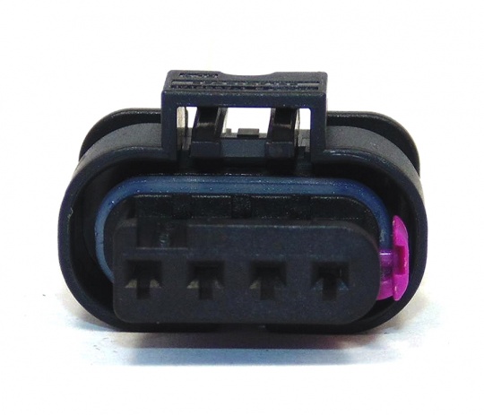TE Connectivity 4 Way MCON 1.2 Female Hsg Black 1.2mm ...
