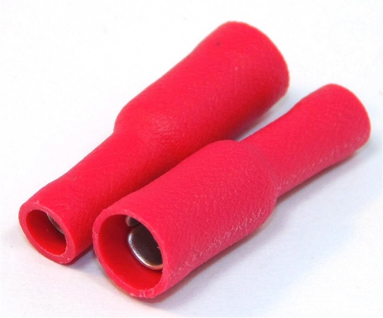 Insulated Bullet Connector Female Red