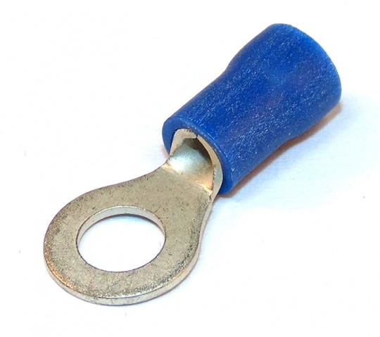 Kompress Insulated Ring Terminal Crimp M5 1.5-2.5mm² Blue