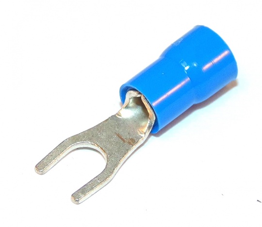 Cembre Insulated Fork Terminal Crimp 1.5-2.5mm² Blue