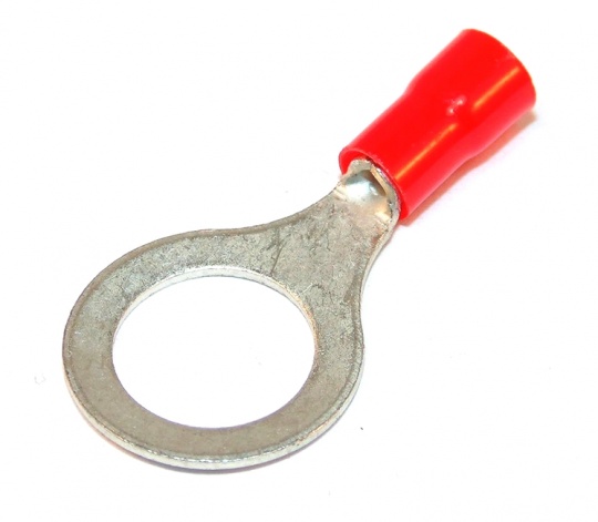 Cembre Insulated Ring Terminal Crimp M10 0.25-1.5mm² Red