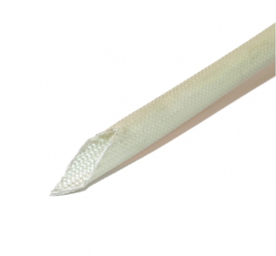 4mm Vidaflex 942 Glass Fiber Sleeving White per meter