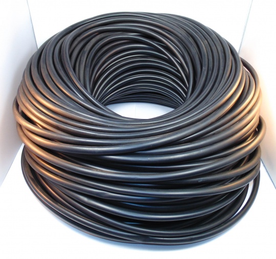 7mm PVC Sleeving Black 100m Coil