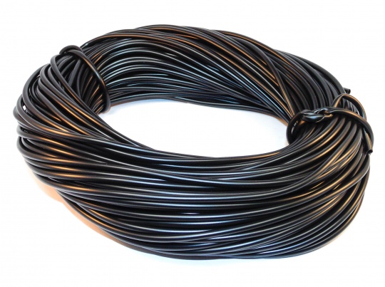 4.5mm Black PVC Sleeving 100m Coil