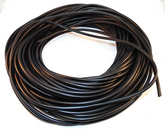 4mm Black PVC Sleeving 30m Coil