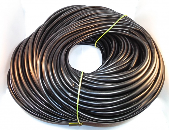 8mm Black PVC Sleeving 100m Coil