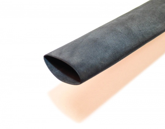 Heat Shrink Tubing  Black 1/2'' Per Meter