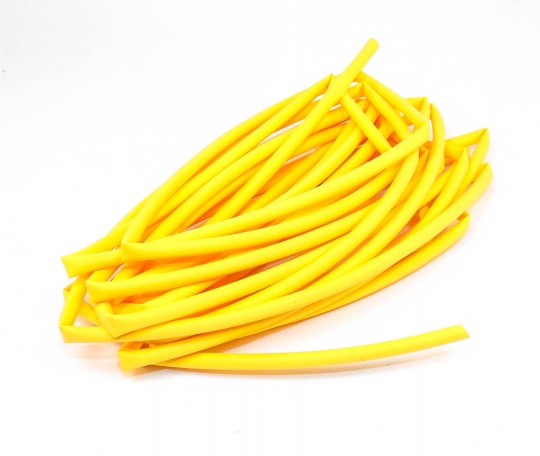 Ripca Heat Shrink Sleeving 2:1 3.2-1.6mm Yellow 5m