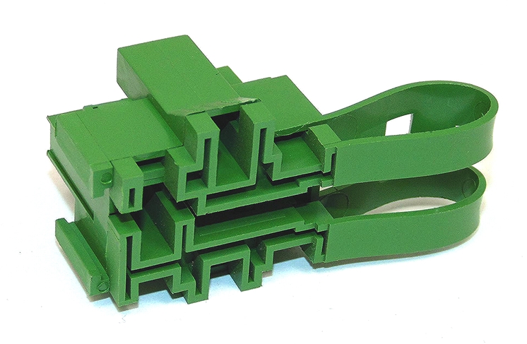 5 Way TE Connectivity Relay Base Green - automotiveconnectors.com