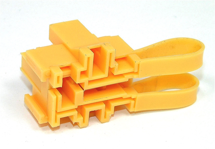 5 Way TE Connectivity Relay Base Yellow - automotiveconnectors.com