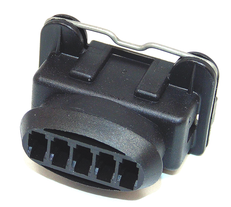 5 Way TE Connectivity Junior Timer Black Female - automotiveconnectors.com