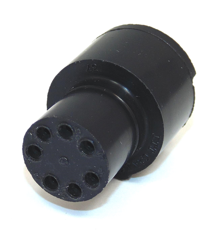 7 Way ITT Cannon Sure-Seal Housing Black - automotiveconnectors.com