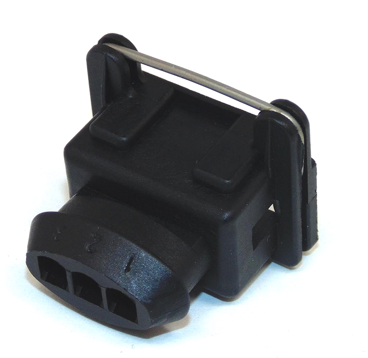 3 Way TE Connectivity Junior Timer Female Black - automotiveconnectors.com