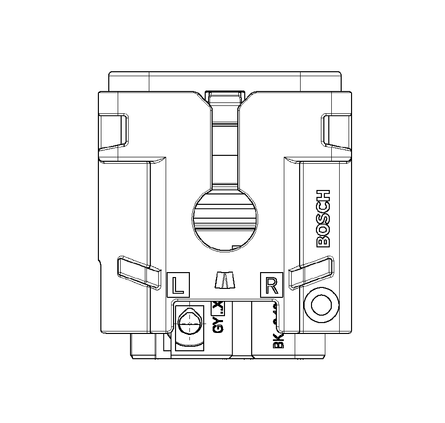 Bosch 336P-CV EMS Contact Housing 36P Coding A 1.2mm