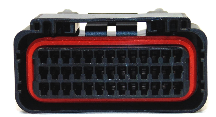 JAE 39 Way MX47 Female Hsg Black - automotiveconnectors.com