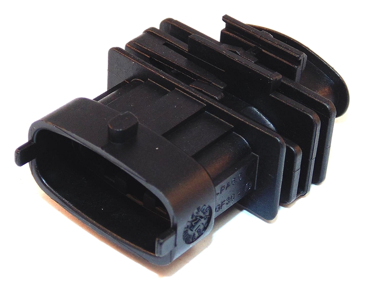 Bosch 4 Way Kompakt Clutch Connector Code 1 Black 2.8mm