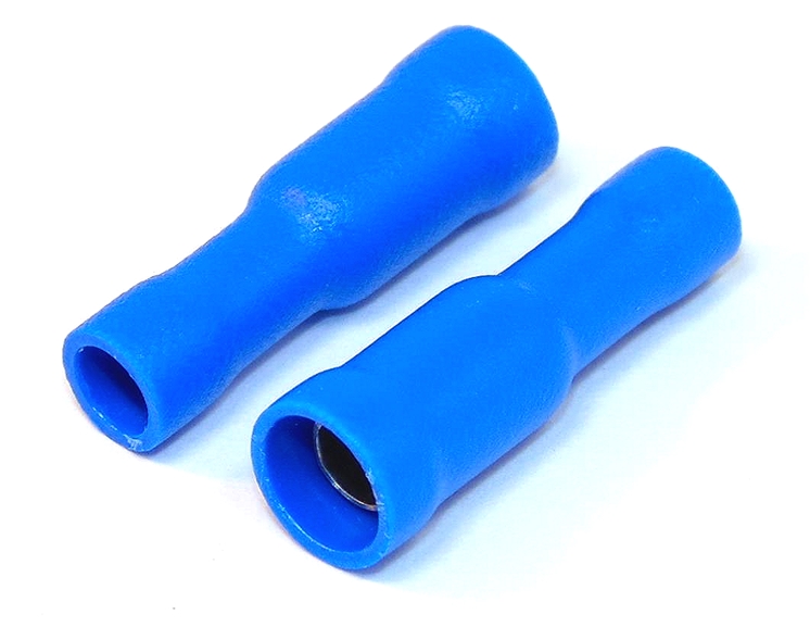 Insulated Bullet Connector Female Blue