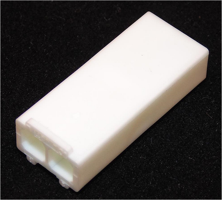 2 Way JST EL Connector Male White