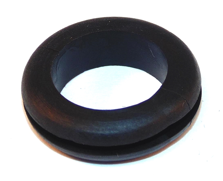 Black PVC Open Grommet 23.4mm
