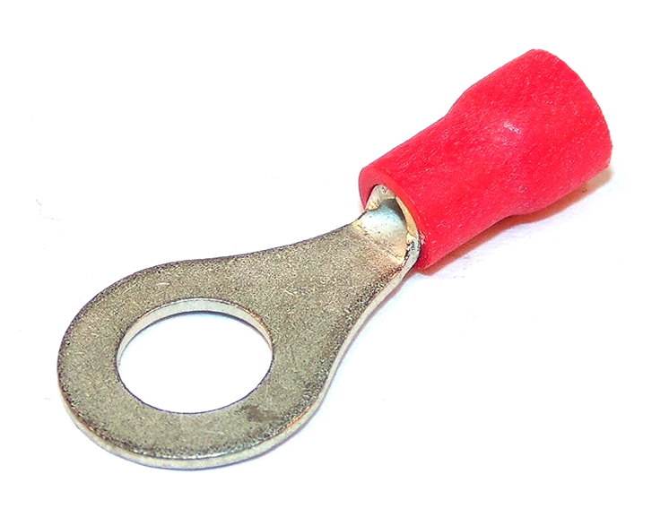 Kompress M6 Insulated Ring Terminal Red 0.5-1.5mm²