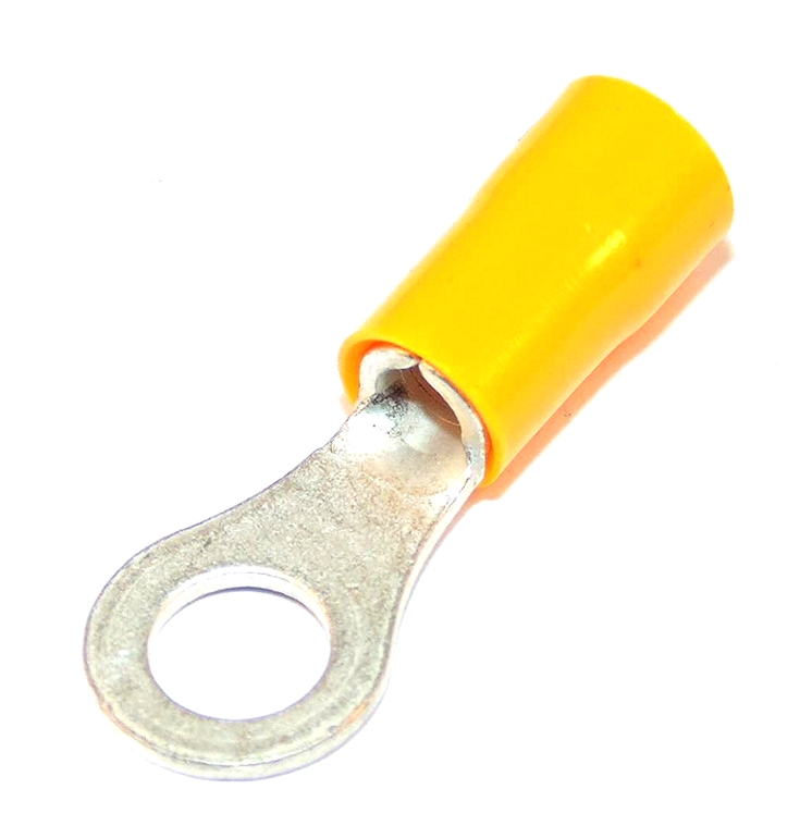 Cembre Insulated Ring Terminal Crimp M6 4-6mm² Yellow