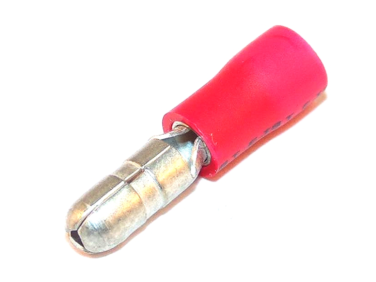 JST Insulated Bullet Connector 0.25-1.65m² Red