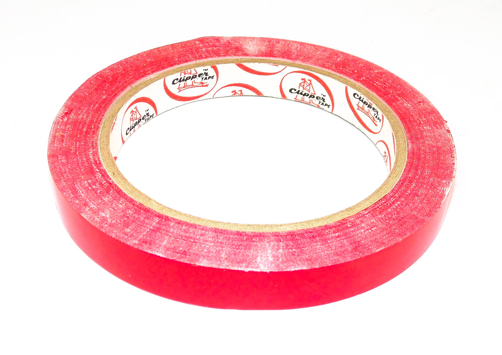 Clipper PVC Adhesive Harness Tape Red 12mm x 66m